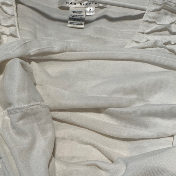 Max Studio Ivory‎ Textured Sleeveless Blouse - Picture 9 of 9
